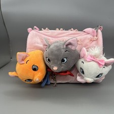 Disney Aristocats Teddy Plush In Bag RARE Collectible Soft Trio Carry Basket