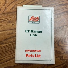 Lister Petter LT RANGE (1&2)
