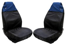 Blue / Black Waterproof Front Car Seat Covers MINI ONE COOPER COUNTRYMAN CLUBMA