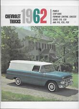 1962 Chevrolet Trucks brochure: C10/C30 Panels, P20/P30 Step-Vans + Step-Van 7