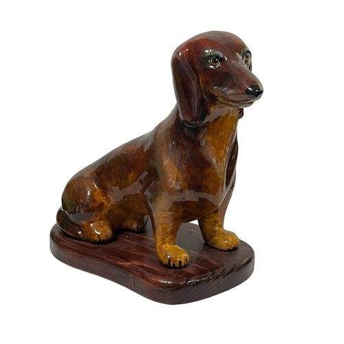 Metzler bros brown dachshund - metzler,