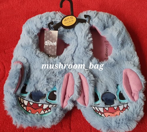 Disney stitch fluffy slippers - stitch,