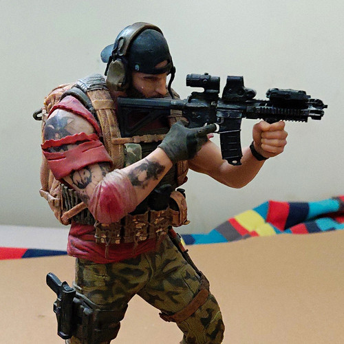 Soldier action figure plastic - soldier,