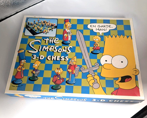 Retro 90s simpsons chess - retro,