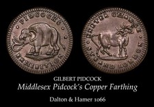 Middlesex Pidcock Conder Farthing D&H 1066