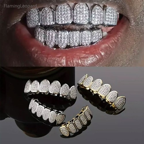 Teeth grillz set top bottom - grillz,