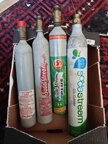Empty soda stream gas - soda,