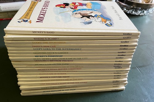 Grolier disney books - a,