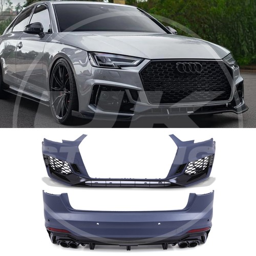 Primed front rear bumper - bumper, rs4