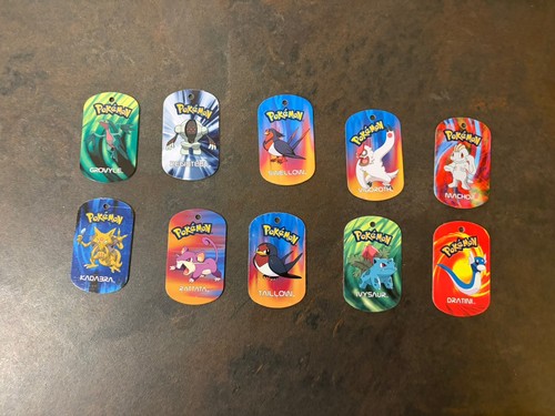 Pokemon metal tags tag - x,