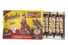 100% ORGANIC HENNA MEHNDI TATTOO KIT PASTE CONES DARK BROWN - NATURAL & FRESH UK