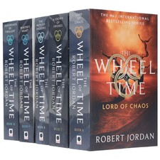Robert Jordan Wheel of Time Collection 5 Books Set (Book 6-10) Lord Of Chaos, PB