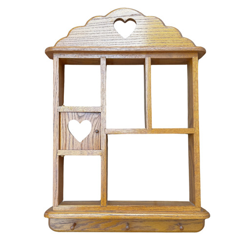 Oak wall curio - oak,