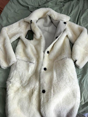 Allsaints serra shearling coat - serra,