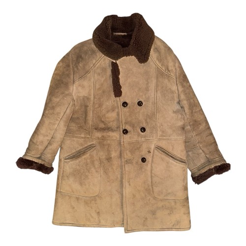 Vintage sheepskin coat - vintage,