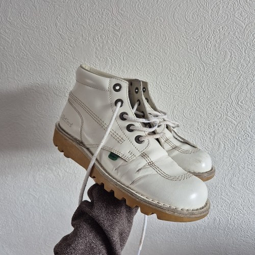 White 90s retro kicker top - white, hi