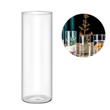 Clear glass vase - clear,