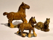 WADE 1970s HORSE SET ONE (Mother & 2 Foals) from Horse Sets, Set One 1974-1981