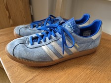 Mens Adidas Torino Trainers UK 10 VGC Blue munchen spezial retro Terrace 