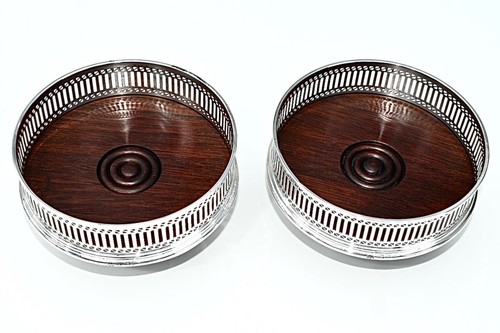 Pair sterling silver - pair,