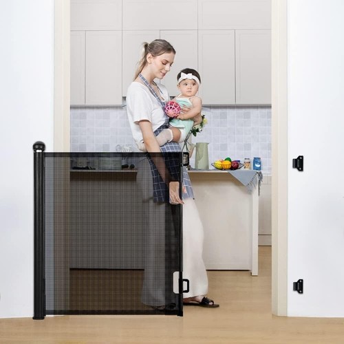 Comomy retractable baby gate - baby,