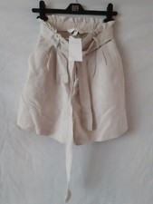 Ladies Nude Linen Blend Wide