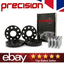 Seat Ibiza Wheel Spacers Black 20mm Hubcentric with Bolts - 2 Pair