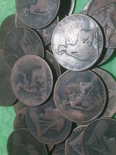 34 Queen Victoria Old Pennies
