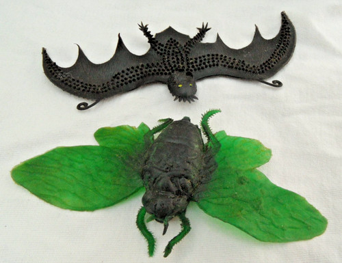 Vintage rubber jiggler black - rubber,