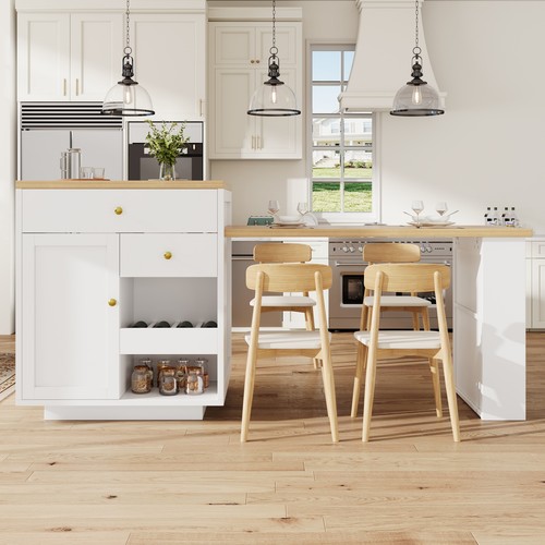 Kitchen island with pull out - kitchen, pull-out