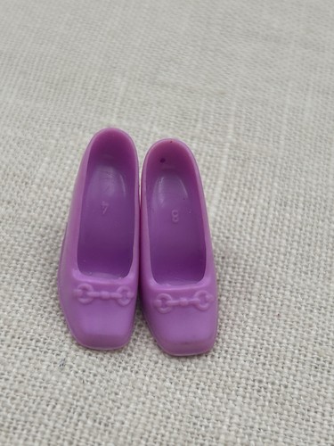 Barbie doll shoes - doll, purple