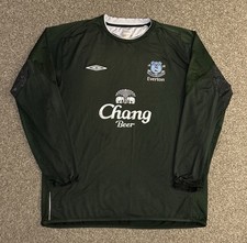 Everton FC 2004/05 Goalkeeper Shirt, XXL (2XL) Good Condition