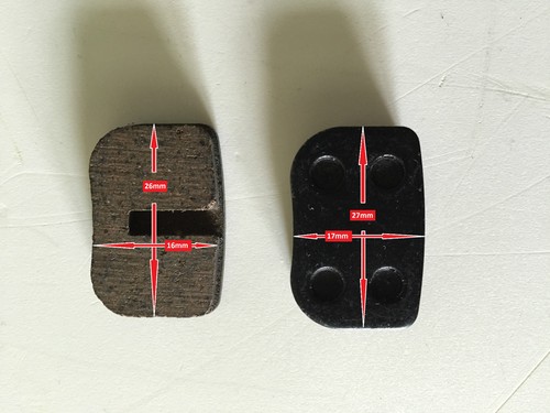 Brake pads set pit - set, (two