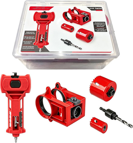 Door lock installation kit - installation,