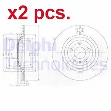 X2 PCS REAR BRAKE DISC ROTOS