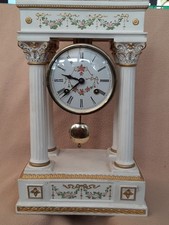 FRANKLIN MINT EMPRESS JOSEPHINE PORTICO CLOCK FOR RESTORATION