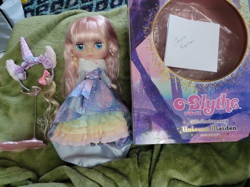 Blythe doll unicorn maiden - doll,