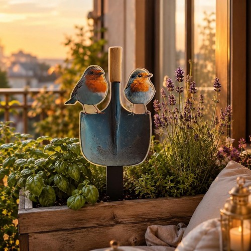 Robin bird garden ornament - robin,