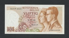 Belgium francs 1966 krause - belgium,