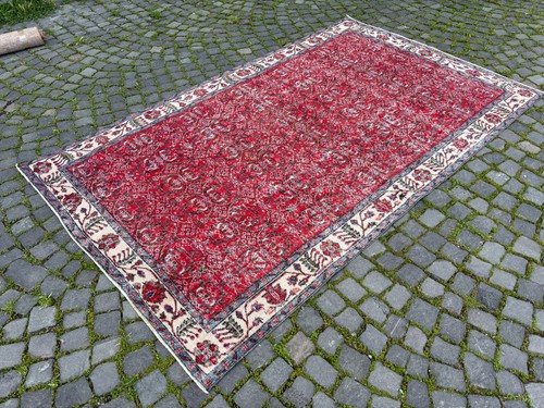 Vintage large rug handmade - large,
