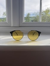 Cutler & Gross Round Yellow