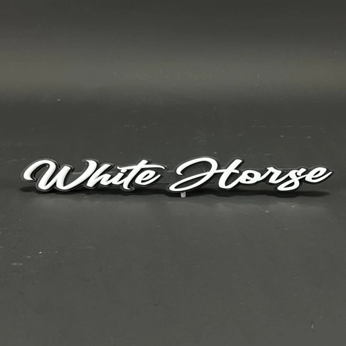 1pc white horse - white, acrylic