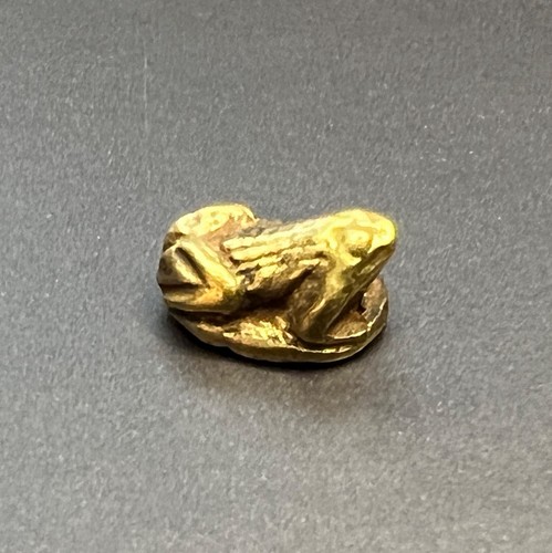 Ancient egyptian gold frog - ancient,