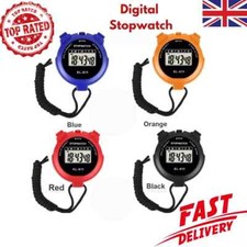New Digital Handheld Sports Stopwatch Stop Watch Timer Alarm Counter Seller uk⏱⏱