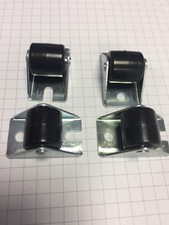Pack of 8pcs - 14mm Small fixed castors - low level caster wheels