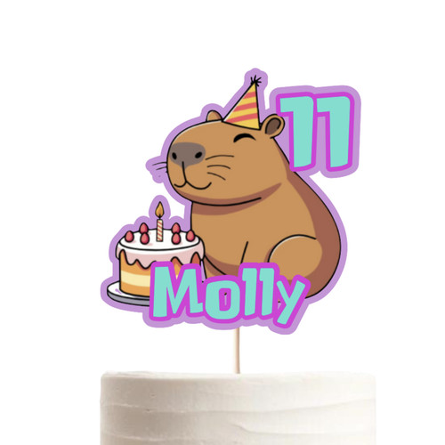 Capybara birthday personalised - capybara,