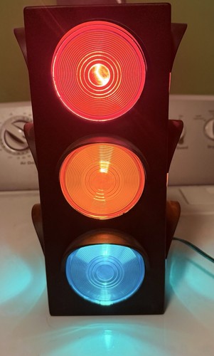 Vintage sided traffic light - vintage,