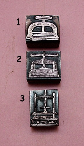 Book presses print blocks - presses",