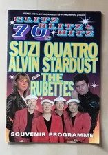 Souvenir Programme: Glitz Blitz & Hitz Suzi Quatro Alvin Stardust & Rubetts 1999