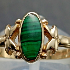 Vintage 9ct gold - gold, ring